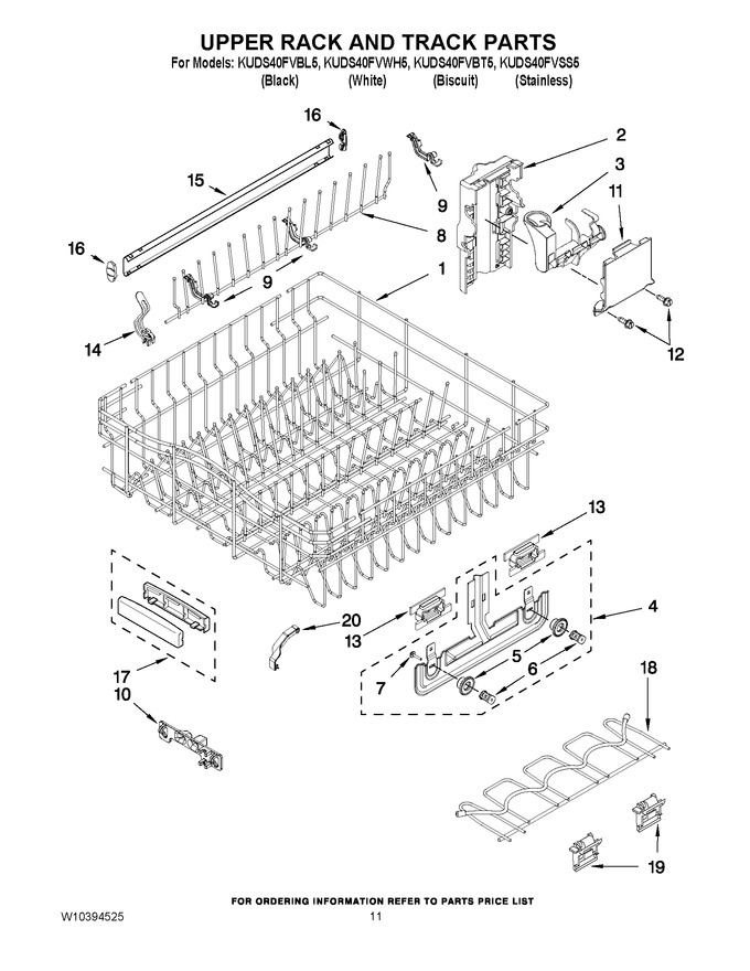 Diagram for KUDS40FVWH5