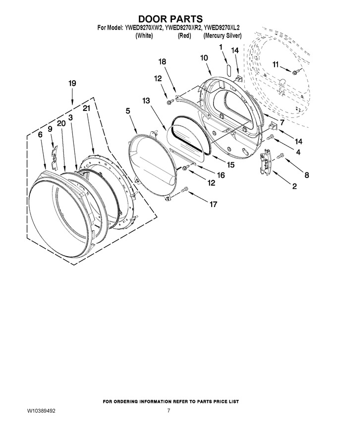 Diagram for YWED9270XR2