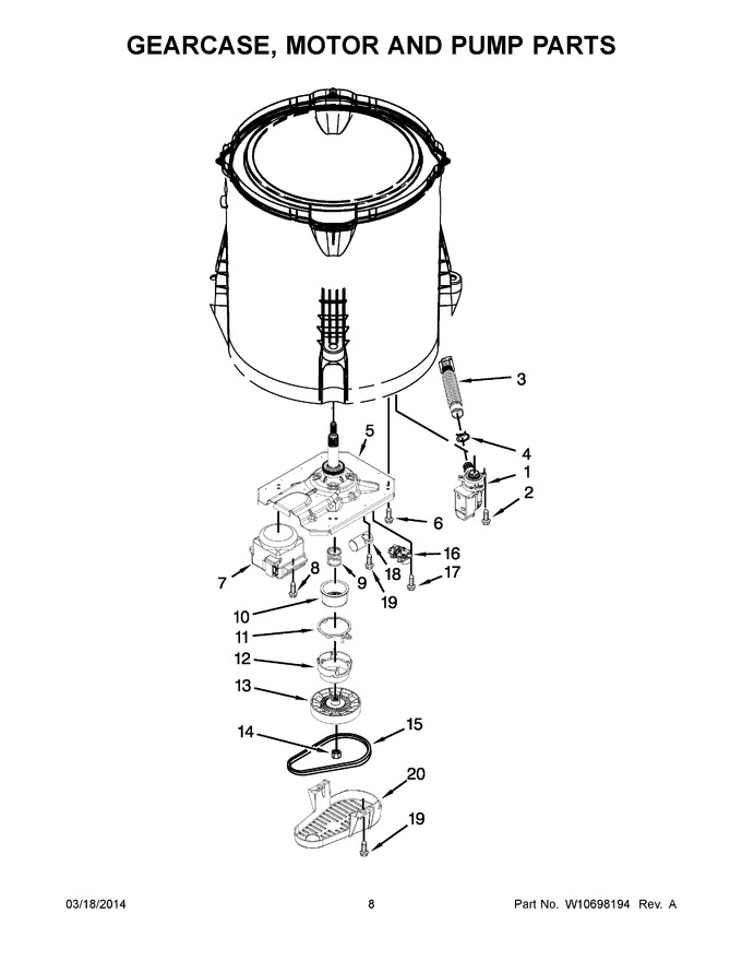 Diagram for WTW4810BQ1