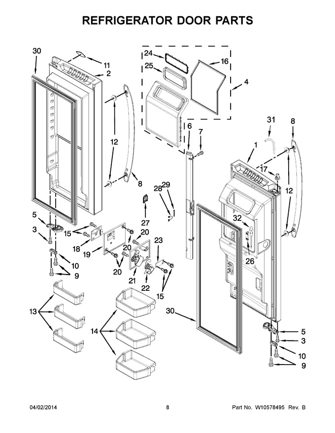 Diagram for WRF736SDAF10