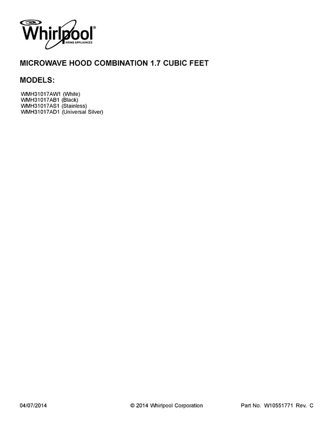 Diagram for WMH31017AD1