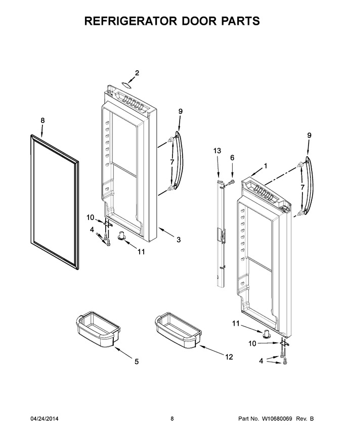 Diagram for WRF540CWBW00