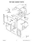 Diagram for 02 - Top And Cabinet Parts