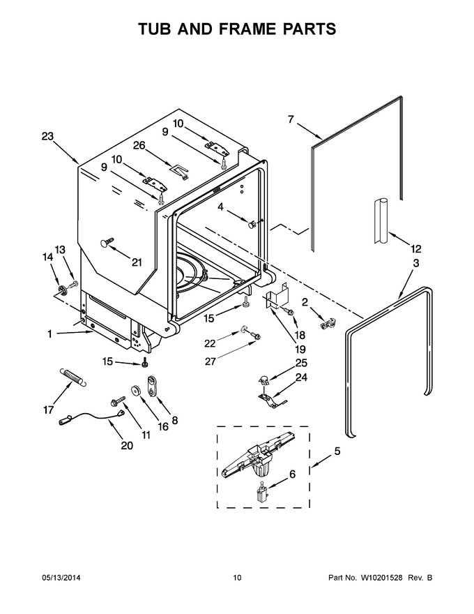 Diagram for KUDW03CTWH3