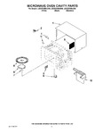 Diagram for 03 - Microwave Oven Cavity Parts