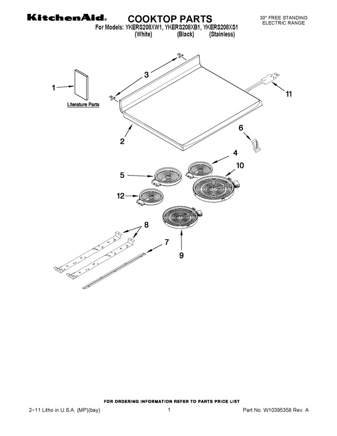 Diagram for YKERS208XB1