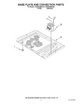 Diagram for 06 - Base Plate And Convection Parts