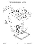 Diagram for 02 - Top And Console Parts