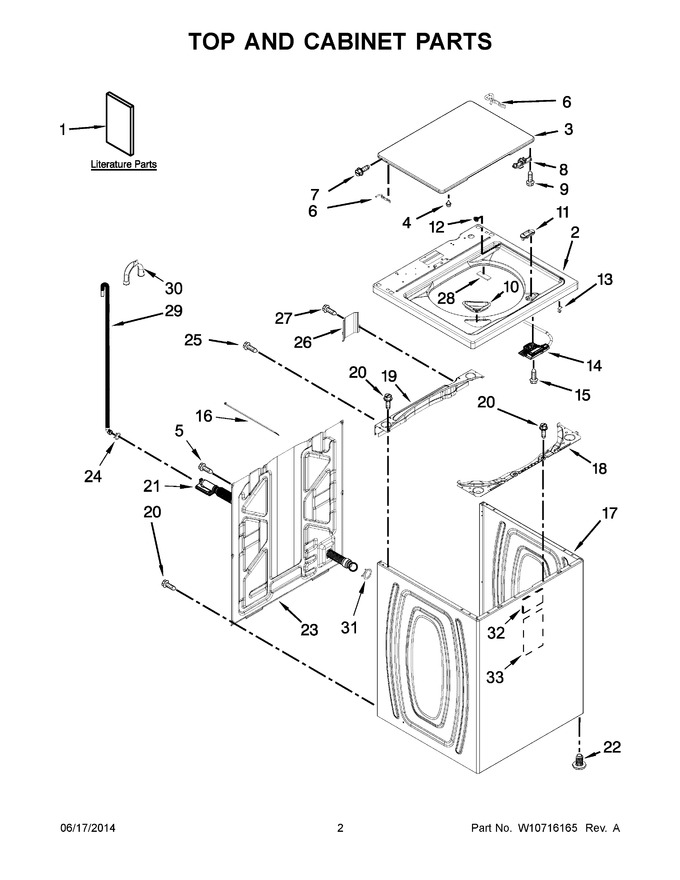 Diagram for WTW5000DW0