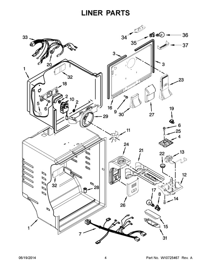 Diagram for WRT371SZBW01