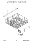 Diagram for 10 - Upper Rack And Track Parts