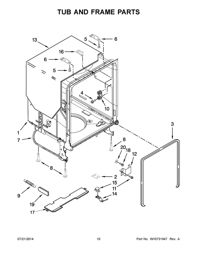 Diagram for WDF520PADB0