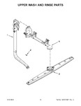 Diagram for 08 - Upper Wash And Rinse Parts