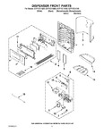 Diagram for 09 - Dispenser Front Parts