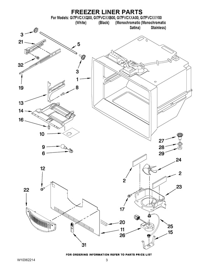 Diagram for GI7FVCXXY00