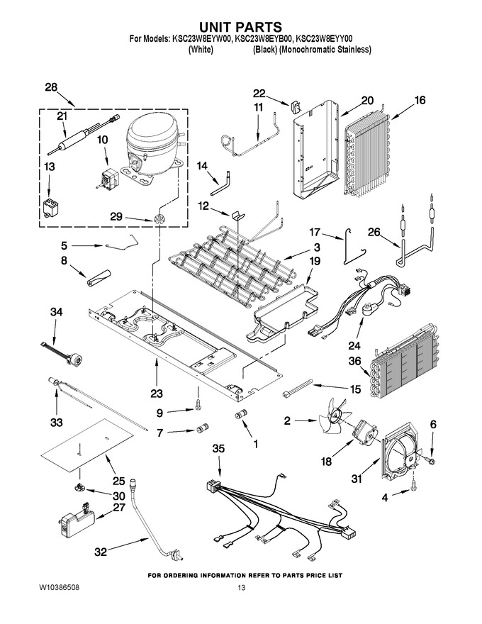 Diagram for KSC23W8EYY00