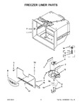 Diagram for 04 - Freezer Liner Parts