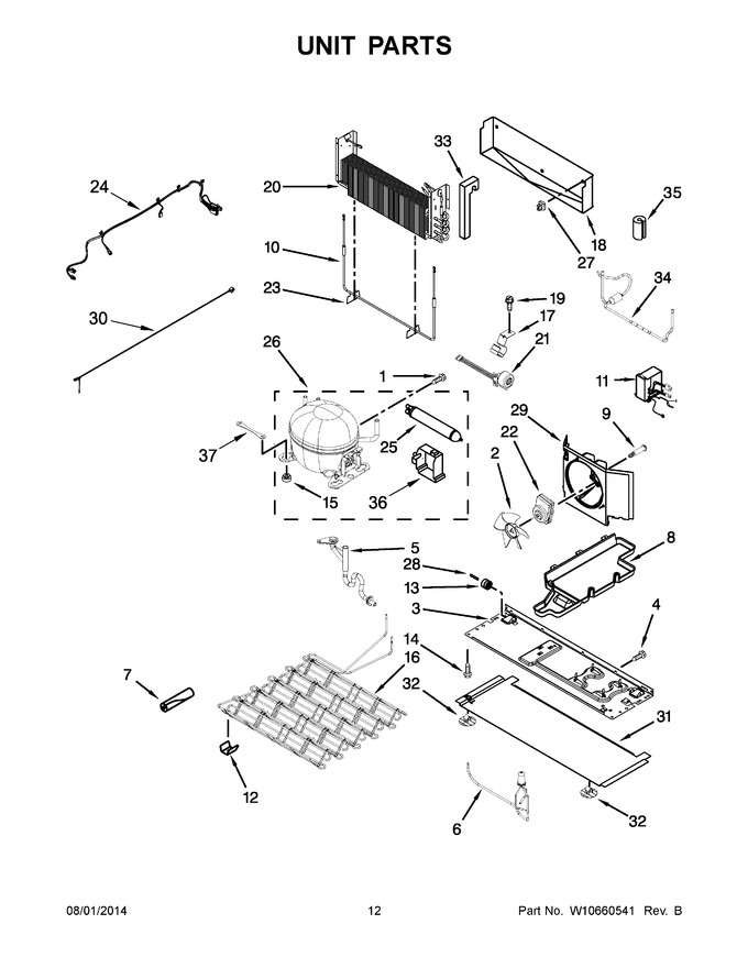 Diagram for WRF989SDAF03