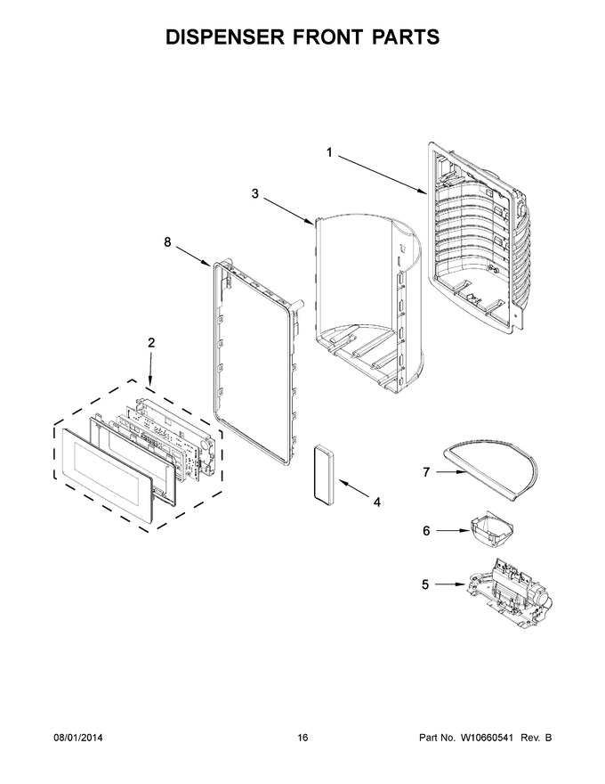 Diagram for WRF989SDAW03