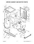 Diagram for 04 - Dryer Cabinet And Motor Parts