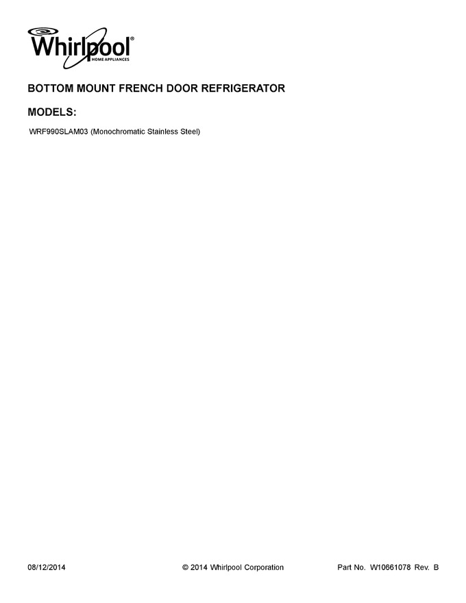 Diagram for WRF990SLAM03