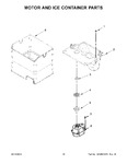 Diagram for 10 - Motor And Ice Container Parts