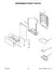 Diagram for 09 - Dispenser Front Parts