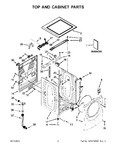 Diagram for 02 - Top And Cabinet Parts