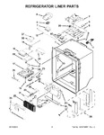 Diagram for 03 - Refrigerator Liner Parts