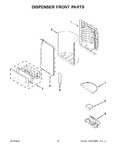 Diagram for 09 - Dispenser Front Parts