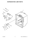 Diagram for 03 - Refrigerator Liner Parts