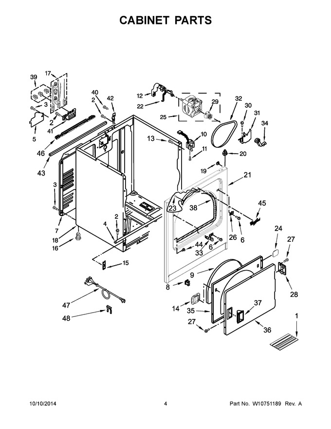 Diagram for YWED7300DW0