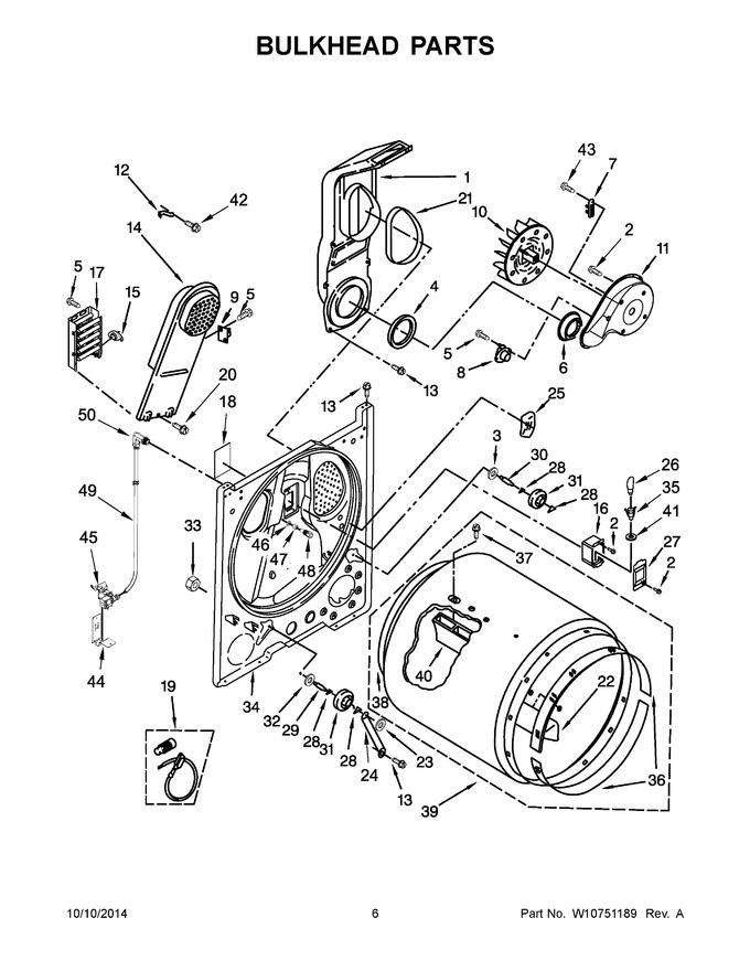 Diagram for YWED7300DW0