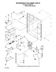 Diagram for 02 - Refrigerator Liner Parts