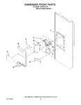 Diagram for 08 - Dispenser Front Parts