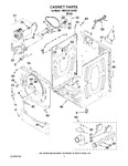 Diagram for 02 - Cabinet Parts