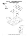 Diagram for 01 - Cooktop, Burner And Grate Parts