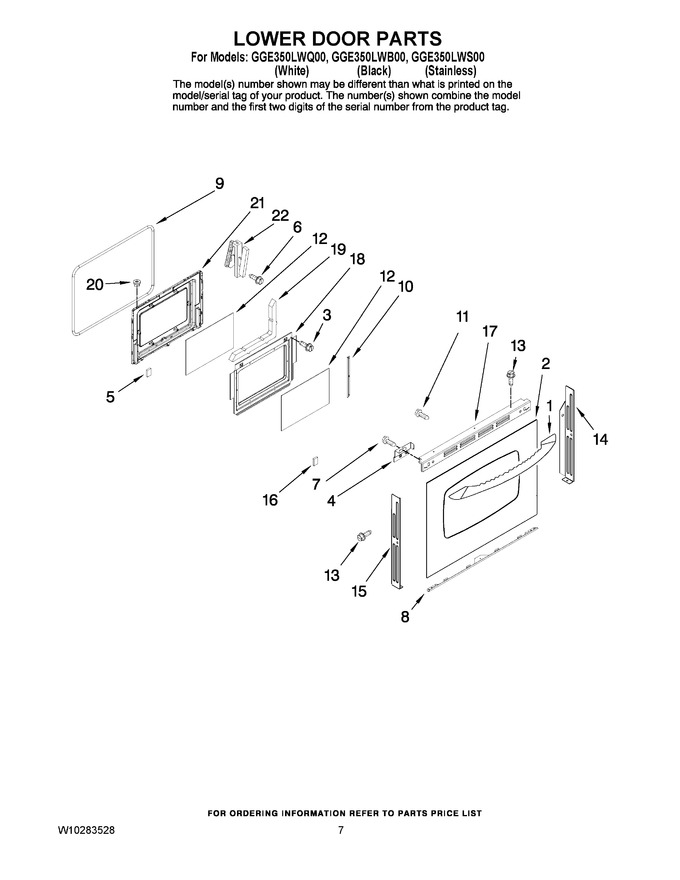 Diagram for GGE350LWQ00