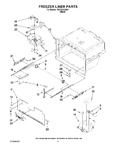 Diagram for 06 - Freezer Liner Parts