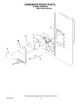 Diagram for 08 - Dispenser Front Parts