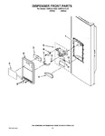 Diagram for 08 - Dispenser Front Parts