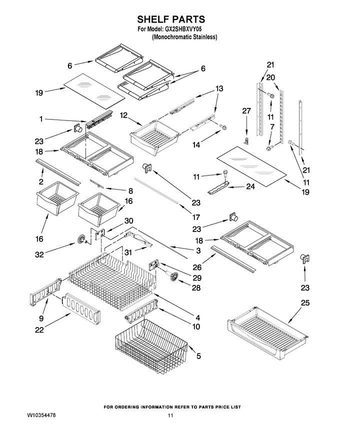 Diagram for GX2SHBXVY05