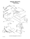 Diagram for 02 - Freezer Liner Parts