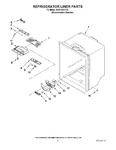 Diagram for 04 - Refrigerator Liner Parts