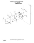 Diagram for 08 - Dispenser Front Parts