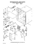 Diagram for 02 - Refrigerator Liner Parts