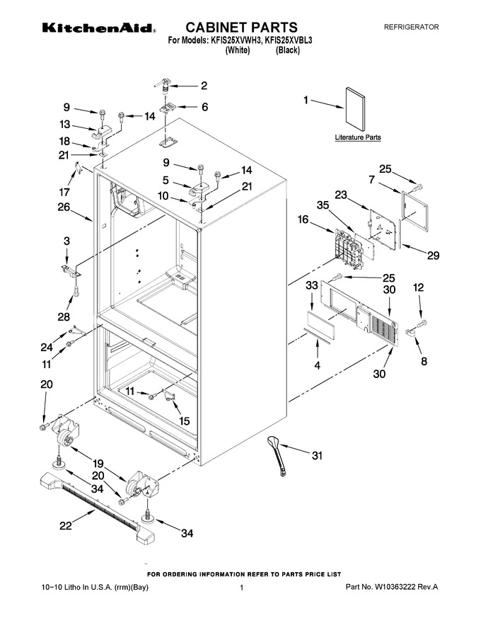 Diagram for KFIS25XVBL3