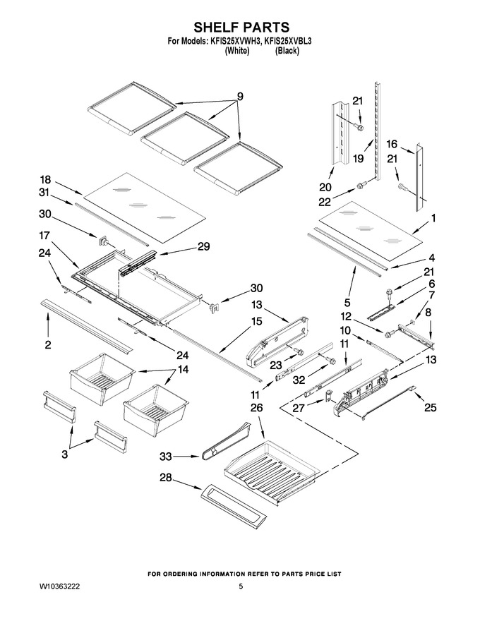 Diagram for KFIS25XVWH3