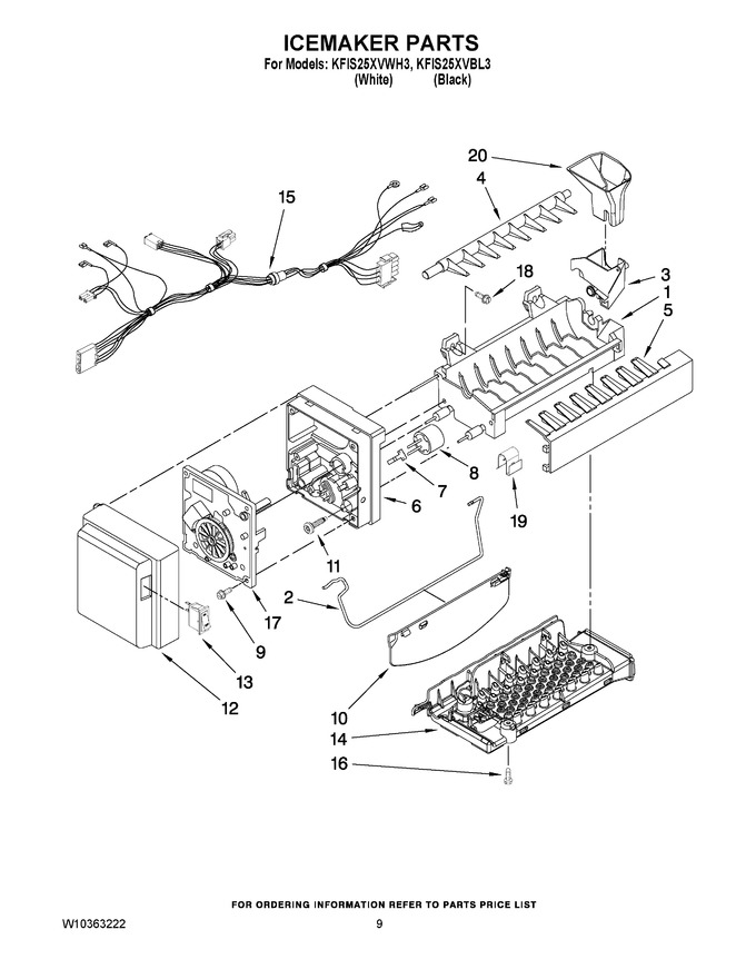 Diagram for KFIS25XVWH3