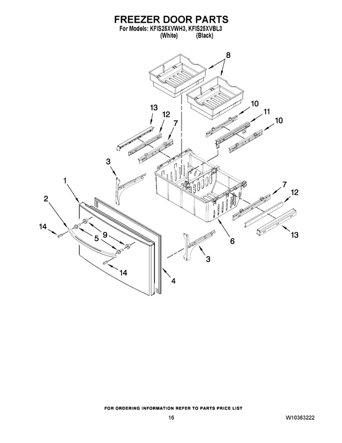 Diagram for KFIS25XVWH3